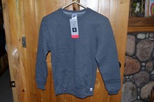 RUSSELL ATHLETIC BOYS DARK GREY PULL OVER SWEATSHIRT YOUTH SIZE LG NWT