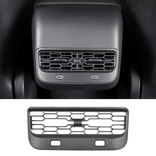 Car Rear Air Outlet Trim Protective Vent Conditioner Cover For Tesla Model 3 Y - Picture 7 of 12