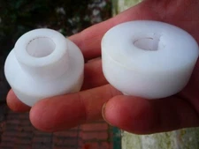 DELRIN ROLLER TRUCKS QTY 2 FOR C&P CHANDLER & PRICE 10 X 15 LETTERPRESS NEW