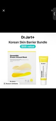 Dr.Jart+ Ceramidin Cream-Infused Mask & Moisturizing Cream Set for Face