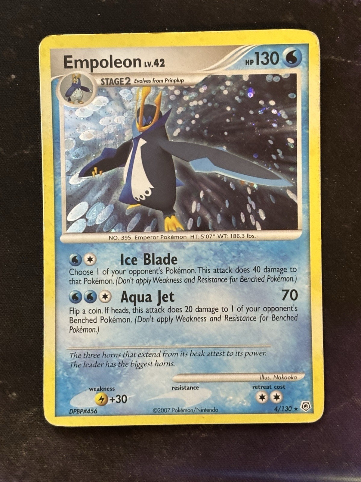 Empoleon 4/130 - Diamond & Pearl Base Set Holo - Pokemon Card - MP