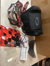 Oakley Mx Red / Black Motor Cycle Google W/bag Carrying Case Ect.
