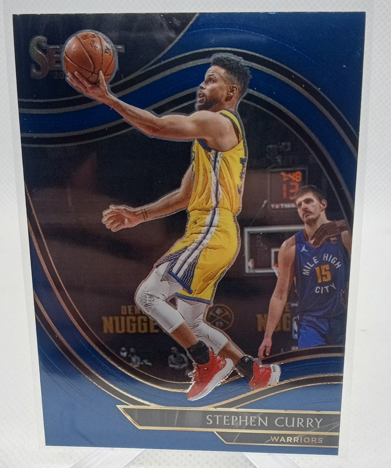 2020-21 Panini Select Courtside  #204 Stephen Curry Blue Retail