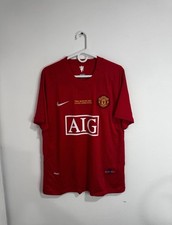 Vintage Red Soccer Jersey Size L 