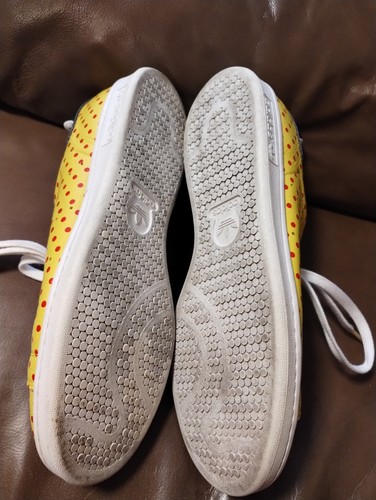 Pharrell Williams X Stan Smith 'Polka Dot' Adidas Mens Shoes Size 10 Yellow/Red - Picture 7 of 12