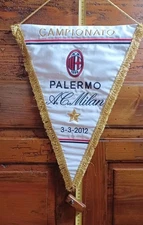 Gagliardetto Ricamato Milan Palermo Maglia Milan Calcio Pennant Wimpel Fanion