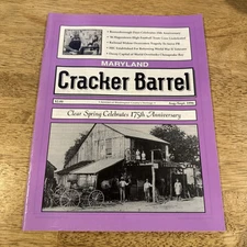 Maryland Cracker Barrel Magazine August / September  1996