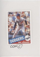 1989 Topps Double Headers Orel Hershiser 0ad