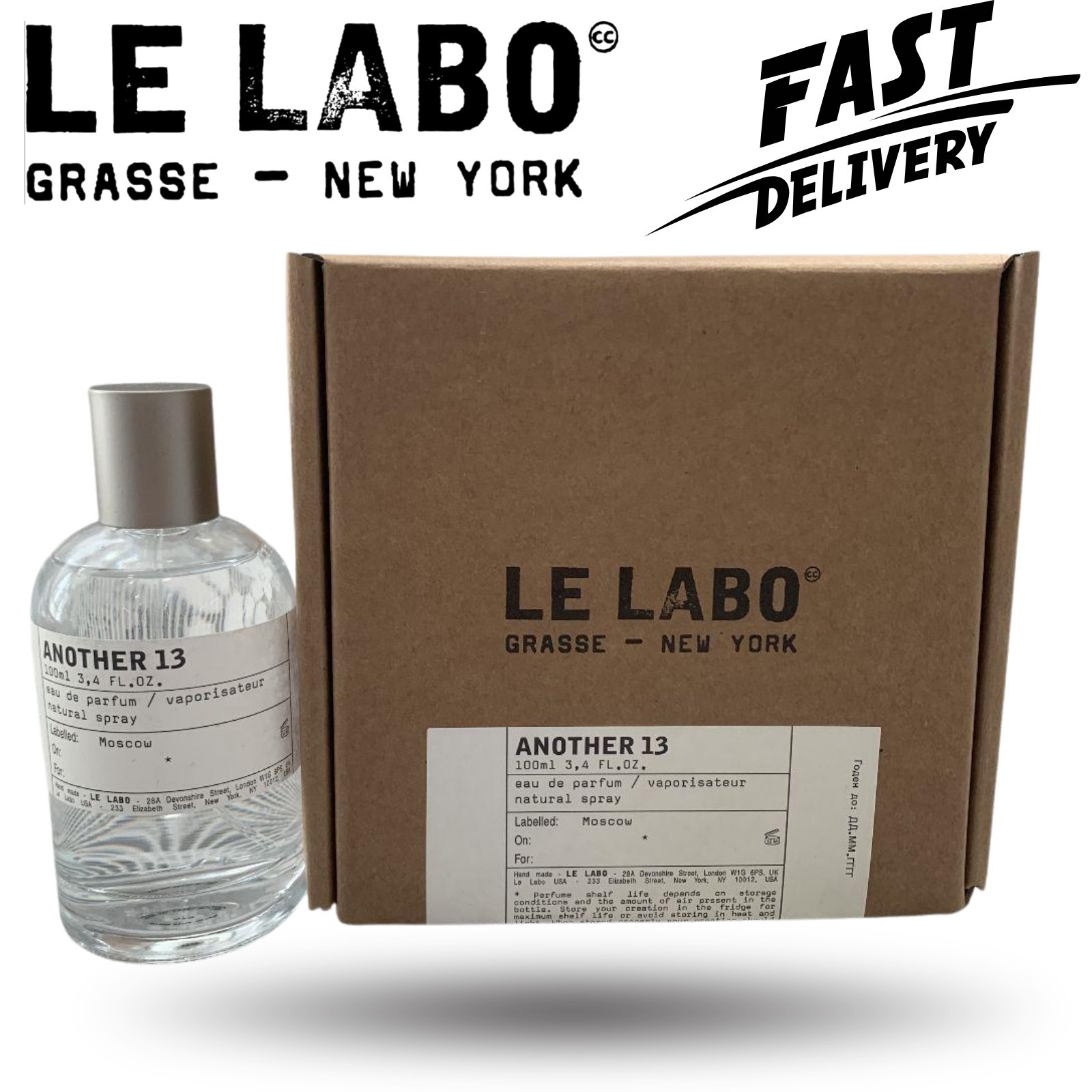 Le Labo Another 13 Eau de Parfum 100ml / 3.4oz Spray Unisex New Sealed ...