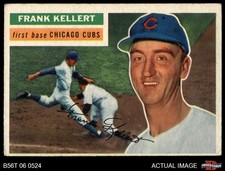 1956 Topps #291 Frank Kellert Cubs 3 - VG