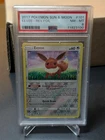 PSA 8 2017 Pokémon Sun & Moon Eevee Reverse Foil #101