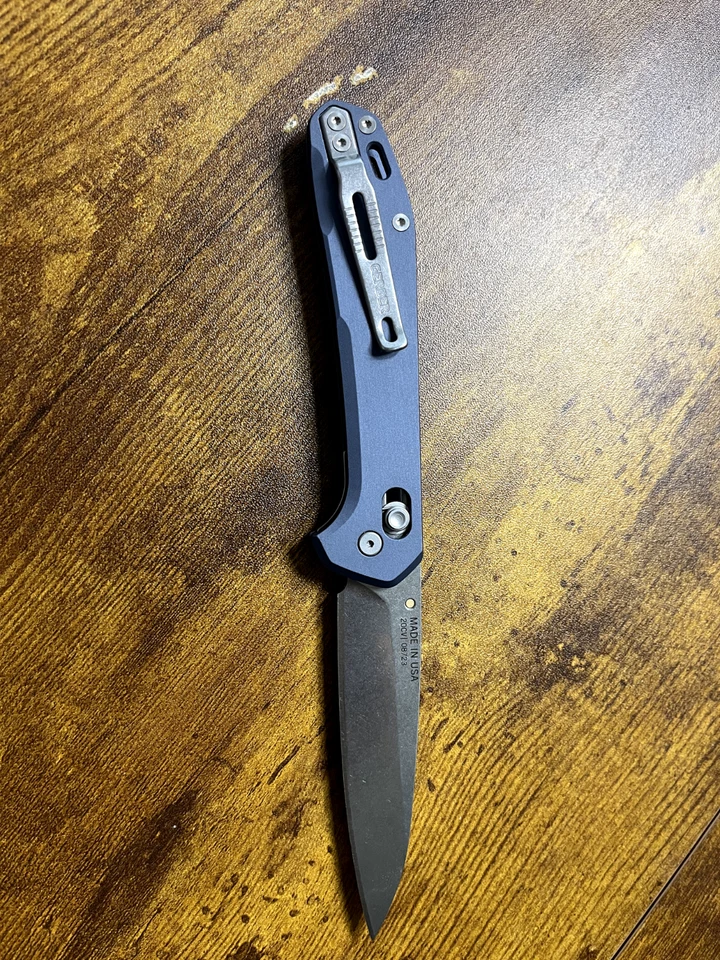 Navaja de Bolsillo Plegable Gerber Savvy Urban Azul con Hoja de 3.5" Asas de Aluminio Foto 3 de 4