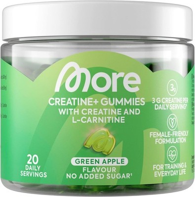 3 g creatine per daily serving: with 3,000 mg of creatine per daily serving