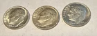1964 Roosevelt Dimes 90% Silver, Lot Of 3