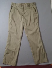 Nike Tech Golf Pants Mens 34x32 Khaki Tour Performance Wicking Stretch Club Prep