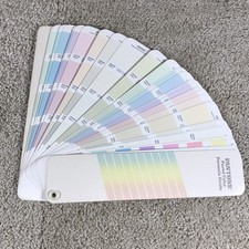 PANTONE Pastel Formula Guide Coated Uncoated 1990-91 Second Printing