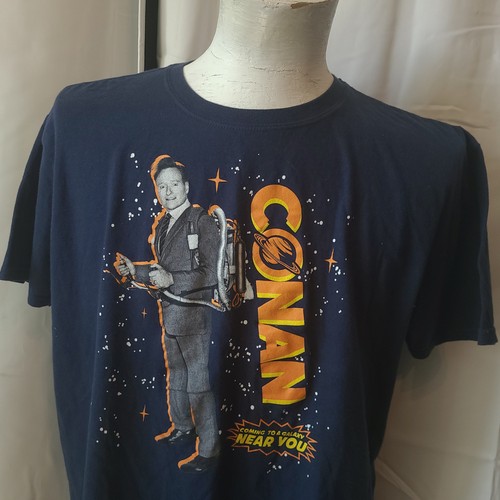 Funko Conan O'brian S/S Crewneck T-shirt - size XL - Navy blue - Picture 2 of 7