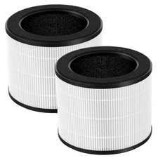 2 Pack Airmega 100 Filter Replacement Compatible with Coway Airmega 100 Air P...