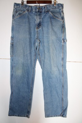 C.E. Schmidt Work Wear Men's 38x34 Denim Straight Leg Jeans Carpenter Jeans
