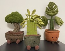 Jellycat Amusable Potted Plant in Pot - Super Soft Plush Leaf Decoration 🌱 Gift