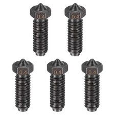 5 Pcs 0.4mm 3D Printer Extruder Nozzles 21x7mm 