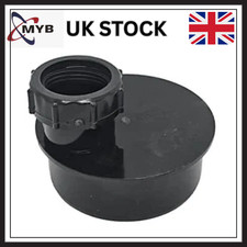110mm Drainage to 40mm Waste Pipe Adaptor Black Underground UK Stock