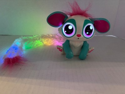 Lil' Gleemerz Amiglow Furry Friend Light Up Interactive Tested Works Dirty Tail