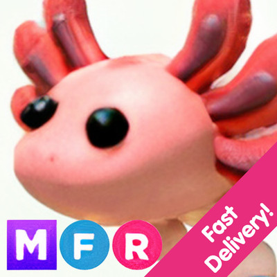 Axolotl   Mega Neon Fly Ride MFR   US Seller Adopt From Me Today