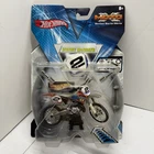 Vintage 2002 Hot Wheels Moto X KTM 250 #2 Jeremy McGrath Orange HTF
