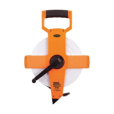 KESON OTR10M200 Tape Measure,1/2 In x 200 ft/60m,Orange 6XGT4