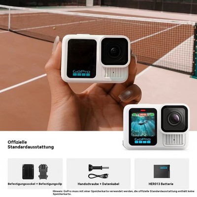 GoPro HERO13 Polar White Limited Edition | 5,3K-Actionkamera dual screen 