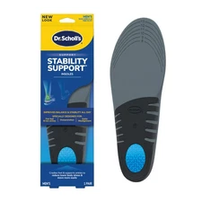 Dr. Scholls Stability Support Insoles, Flat Feet  Overpronation Low Arch Supp...