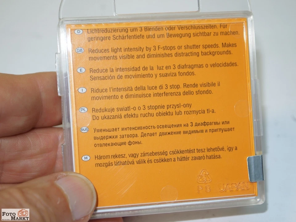 Neutral Density Grey Filter 30mm ND-8 Filter ND8 30 MM for Camera And Camcorder - Image 4 of 4