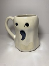 White Ghost Way to Celebrate Halloween Coffee mug 24oz Cup New without tags