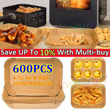 600X Air Fryer Liners Disposable Paper Liner Non-Stick Parchment for Dual.Ninja*