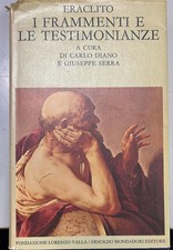 frammenti e le testimonianze 1980 Eraclito 8863440956