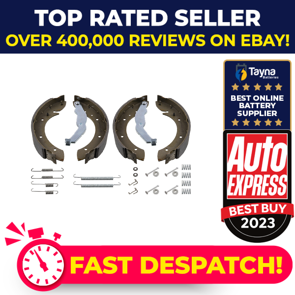 Brake Shoes Set 30594 Febi 34211160504 34219067127 Genuine Quality Guaranteed