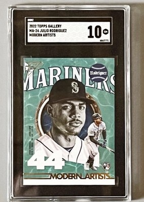 2022 Topps Gallery Modern Artists Julio Rodriguez #MA-24 SGC 10 GEM MT Mariners