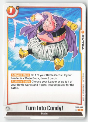 #ad DBS Fusion Turn Into Candy FB03 098 Common Regular NM Raging Roar $1.98