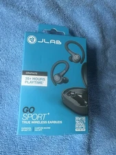 JLab GO Sport+ True Wireless Earbuds, Gym & Work Out Headphones, Bluetooth