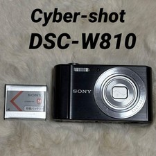 Sony Cyber-shot DSC-W810 Black Compact Digital Camera Used Condition