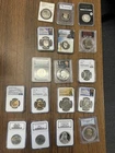 Certified Silver Half Dollar Coins Kennedy Franklin Washington Proof MS Silver