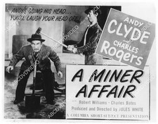 8B11-271 Andy Clyde Charles Rogers short subject film A Miner Affair 8B11-271 8B