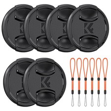 72mm Front Lens Cap Cover Kit, 12-in-1 Non-Spring Center Pinch