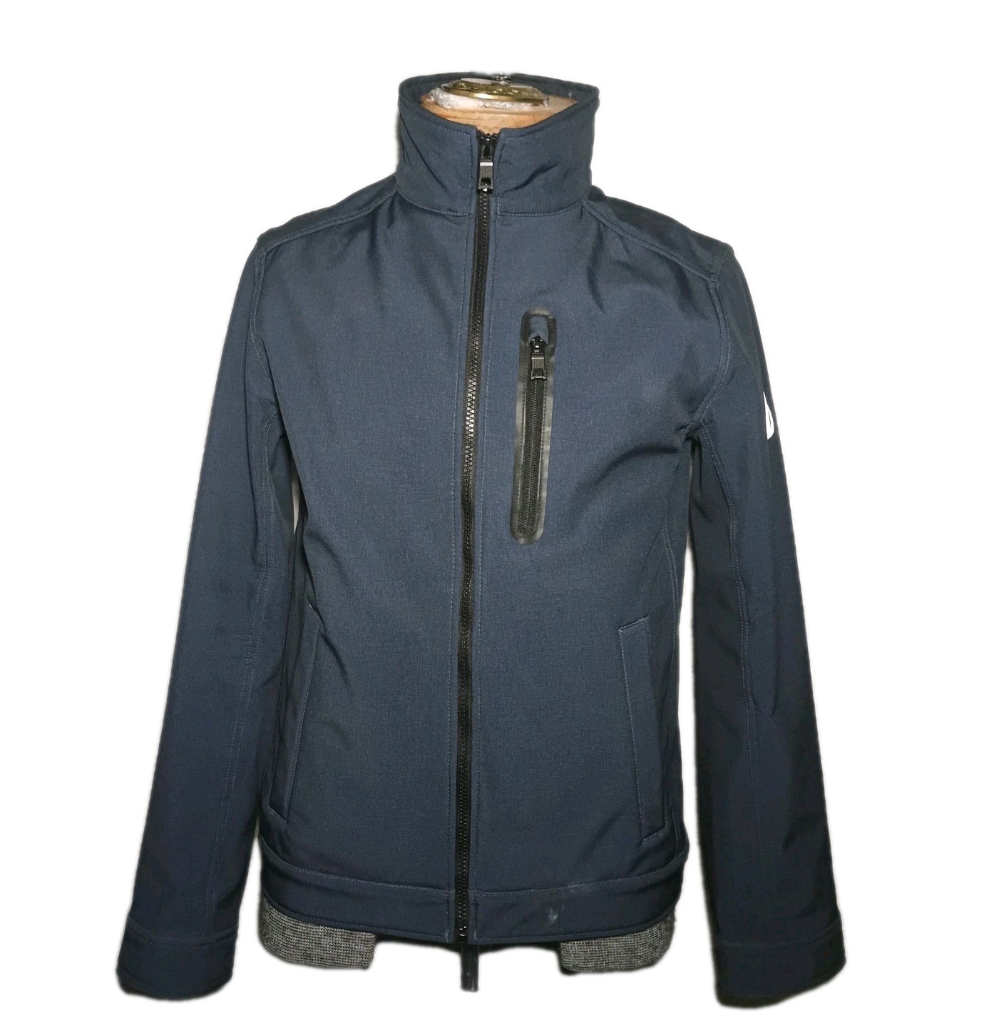 Nautica Softshell Jacket Blue Polyester Water Win… - image 2