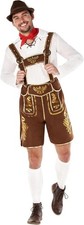Morph Bavarian Lederhosen Men Costume, Size M