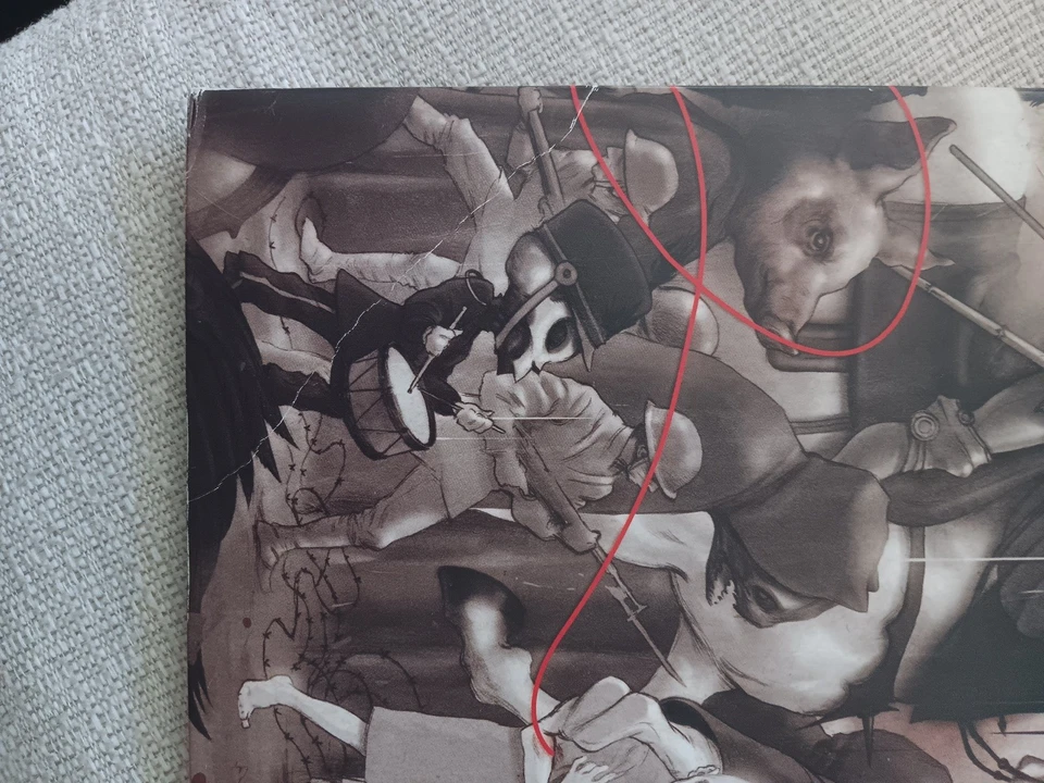 My Chemical Romance The Black Parade Hot Topic Bone w/ Black Swirl EMO PUNK - Image 3 of 3