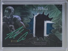 2015 Topps Diamond Rookie Green Ink 7/10 Rashad Greene Jumbo Patch Auto 3b8