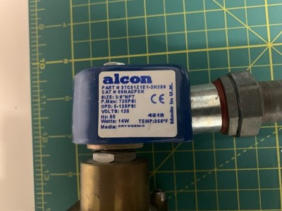 Alcon 37C3121E1-2H298 Cryogenic Solenoid Valve Assembly with Intermatic Timer