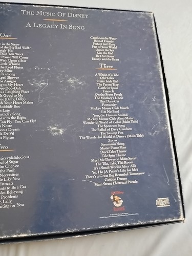 THE MUSIC OF DISNEY: A LEGACY IN SONG out of print 3 CD box set & 58-page book - Picture 4 of 7